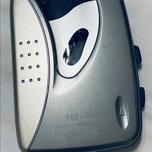 Vintage Cassette personal stereo with am fm